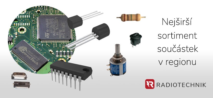 U nás naleznete nejširší sortiment součástek v regionu